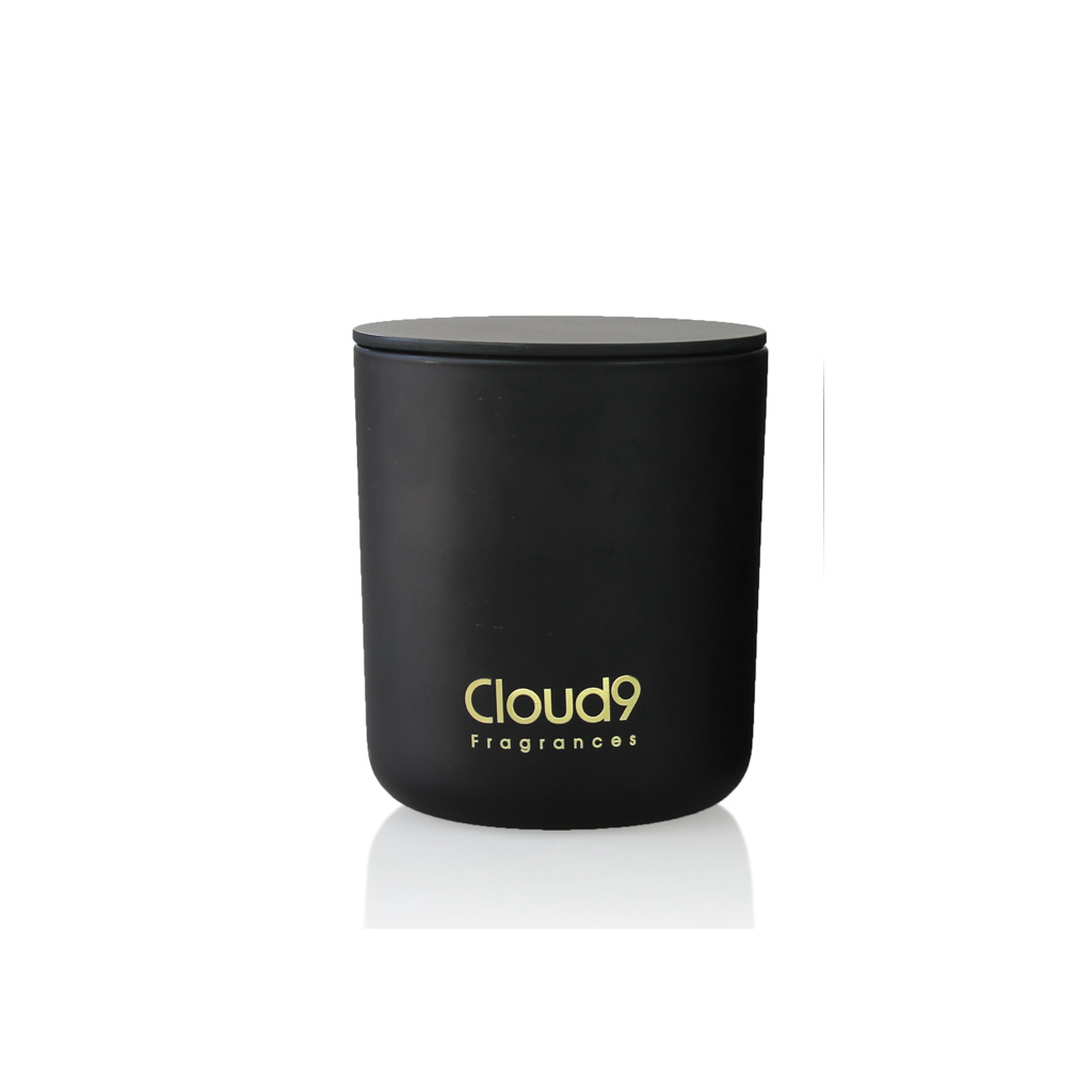 Orchid & Patchouli Scented Candle Black