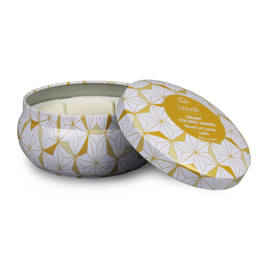 Creamy Coconut Mango Scented Candle Tin
