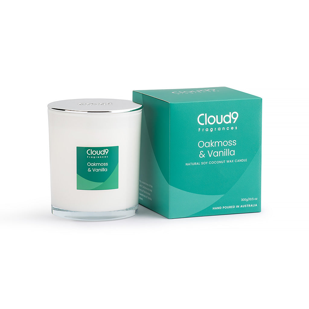 Oakmoss & Vanilla Scented Candle
