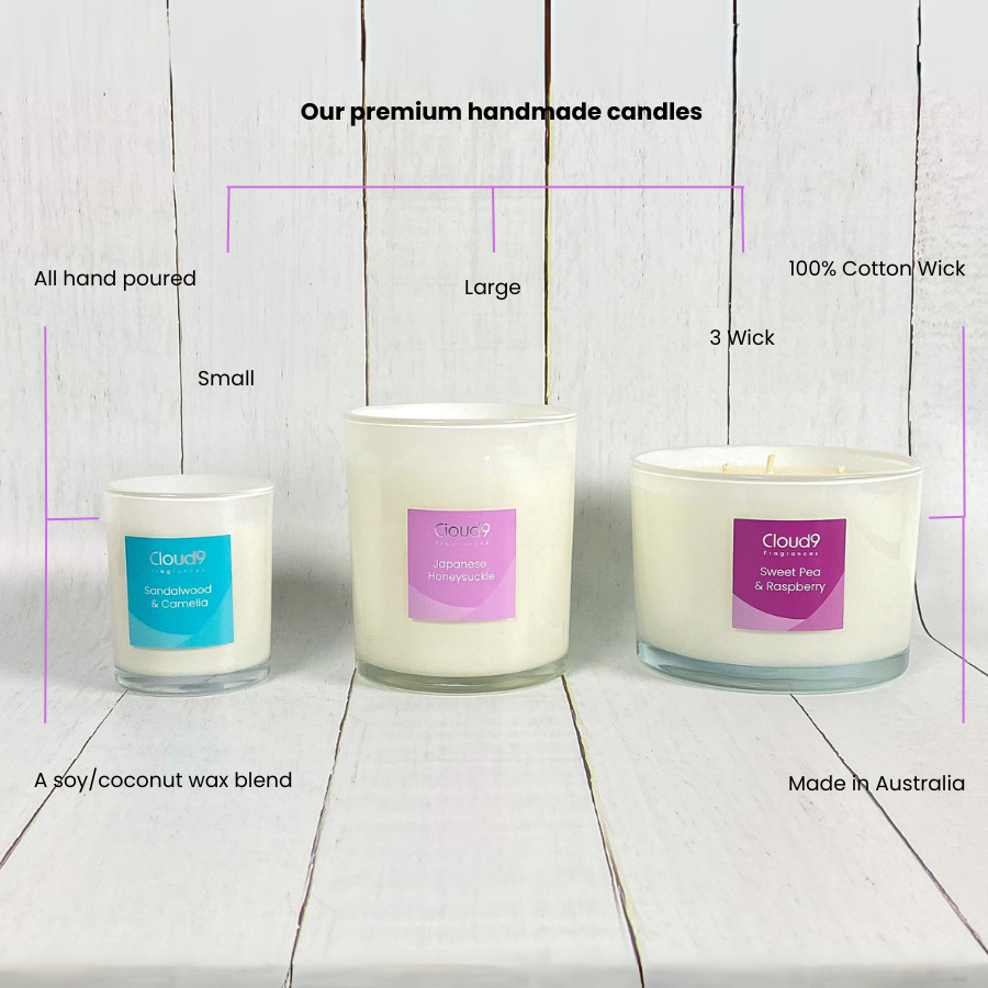 Ocean Flowers Scented Candle Large