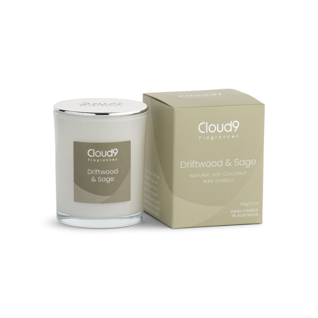 Driftwood & Sage Scented Candle Small