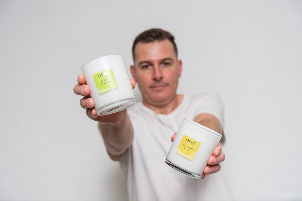 Guava Lychee Scented Candle Lemongrass Lime Scented Candle