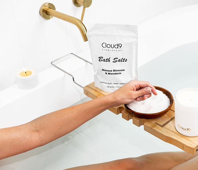 Magnesium bath salts