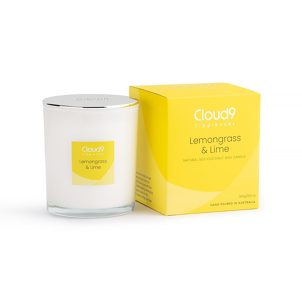 Lemongrass & Lime Scented Candle