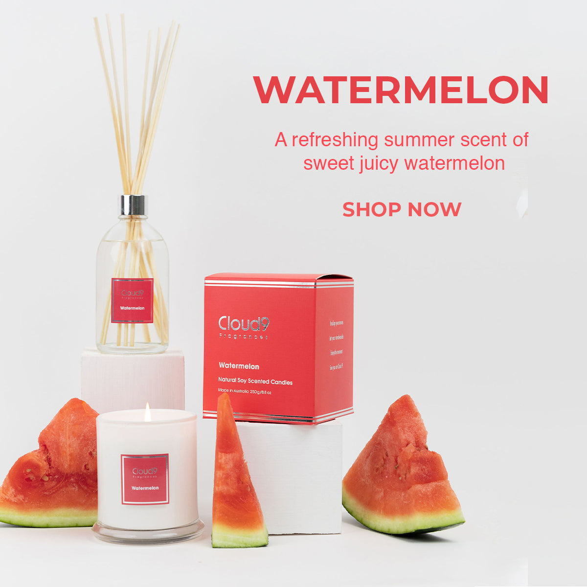 Watermelon Scented Candle