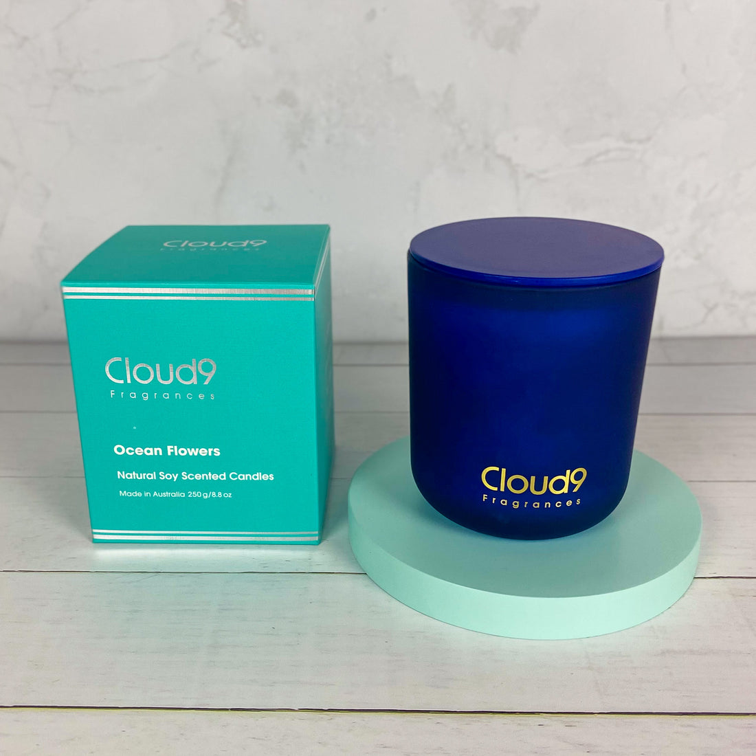 Ocean Flowers Scented Candle Large