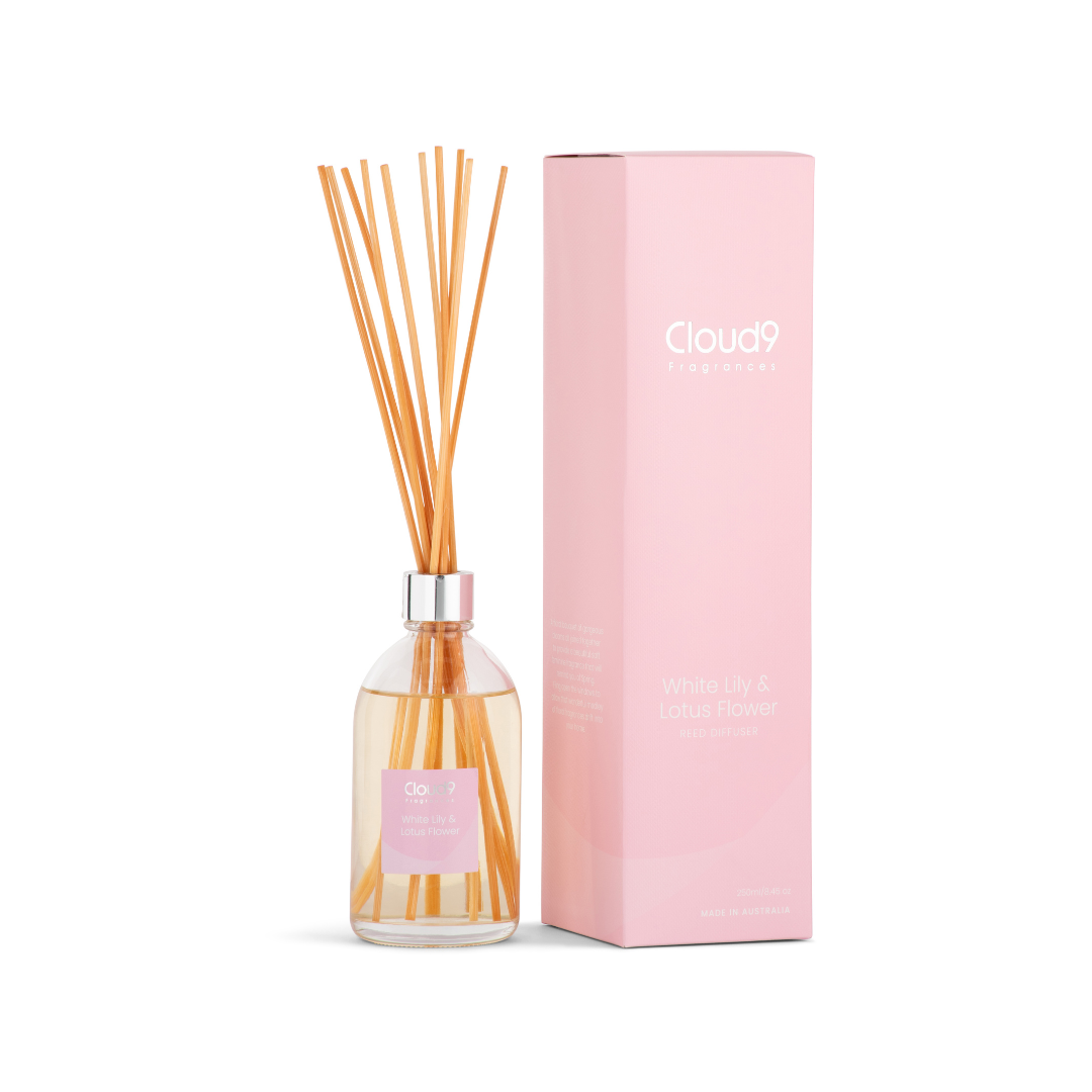 White Lily &amp; Lotus Flower Reed Diffuser