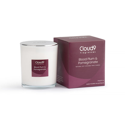 Blood Plum &amp; Pomegranate Scented Candle