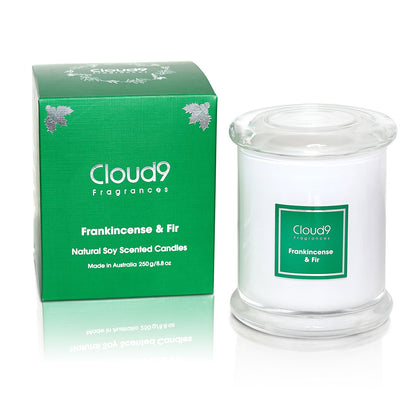 Frankincense &amp; Fir Scented Candle