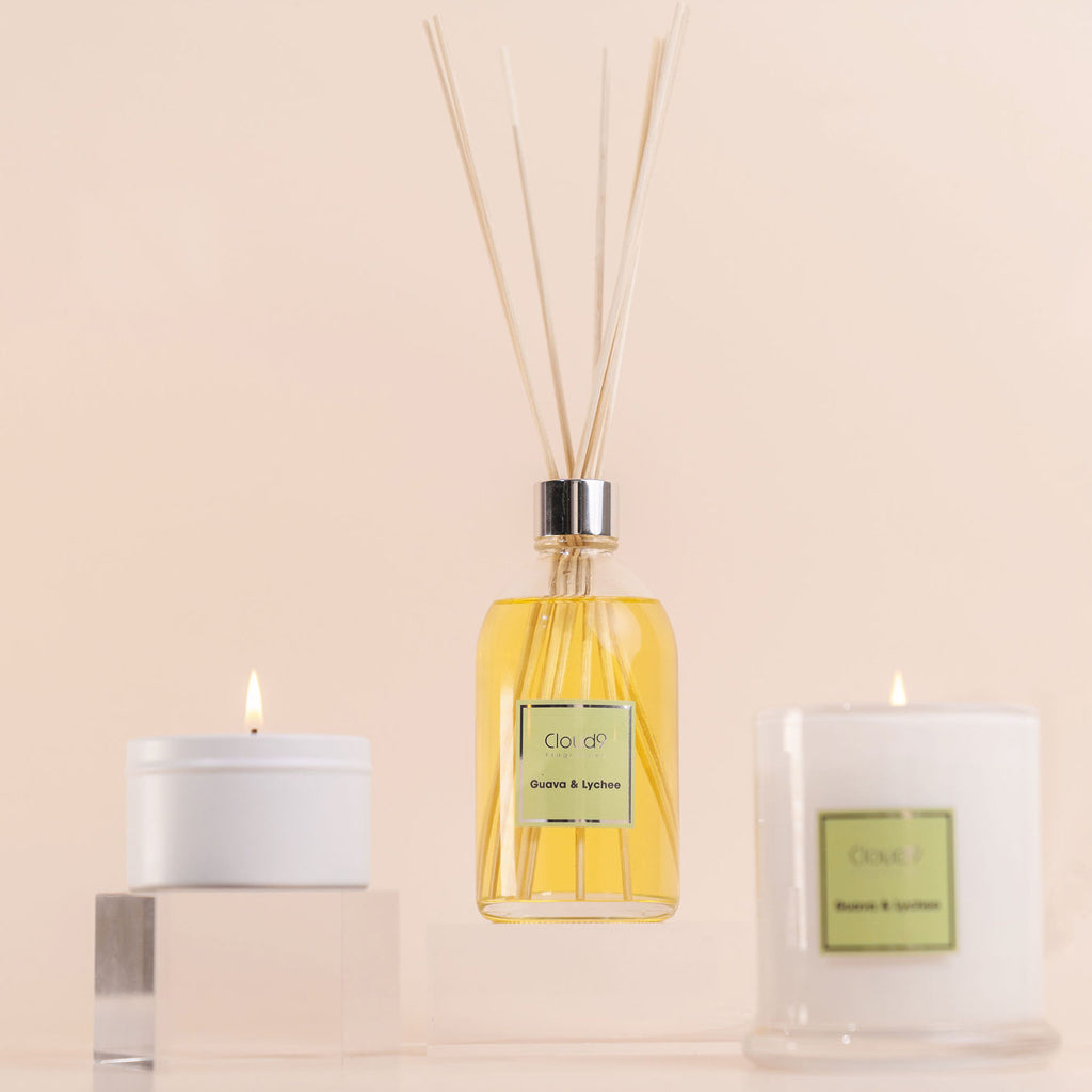 Guava &amp; Lychee Scented Candle 3 Wick
