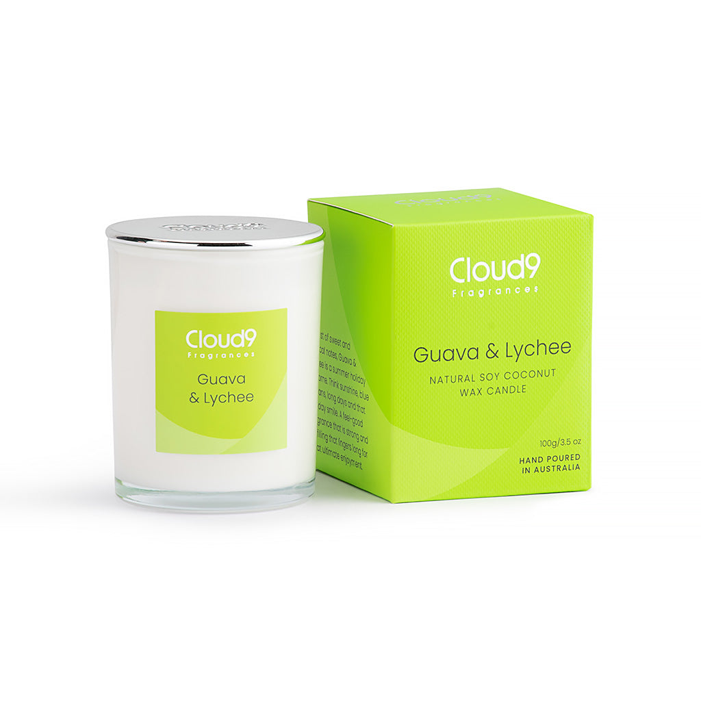 Guava &amp; Lychee Scented Candle Small