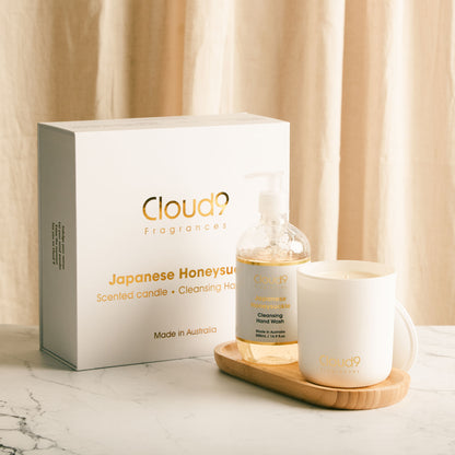 Japanese Honeysuckle Candle &amp; Hand Wash Gift Set