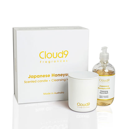 Japanese Honeysuckle Candle &amp; Hand Wash Gift Set