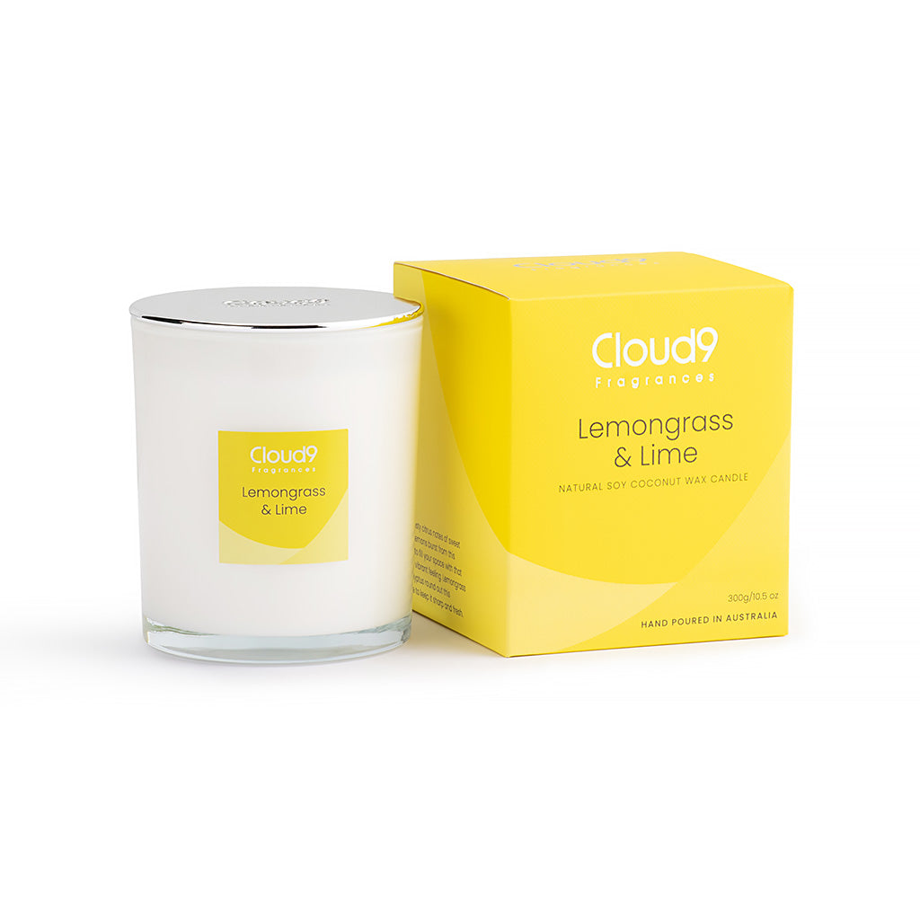 Lemongrass &amp; Lime Scented Candle