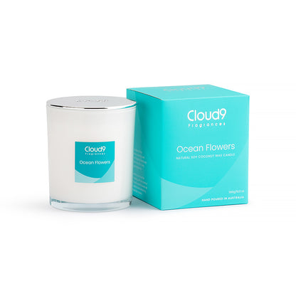 Ocean Flowers Scented Candle