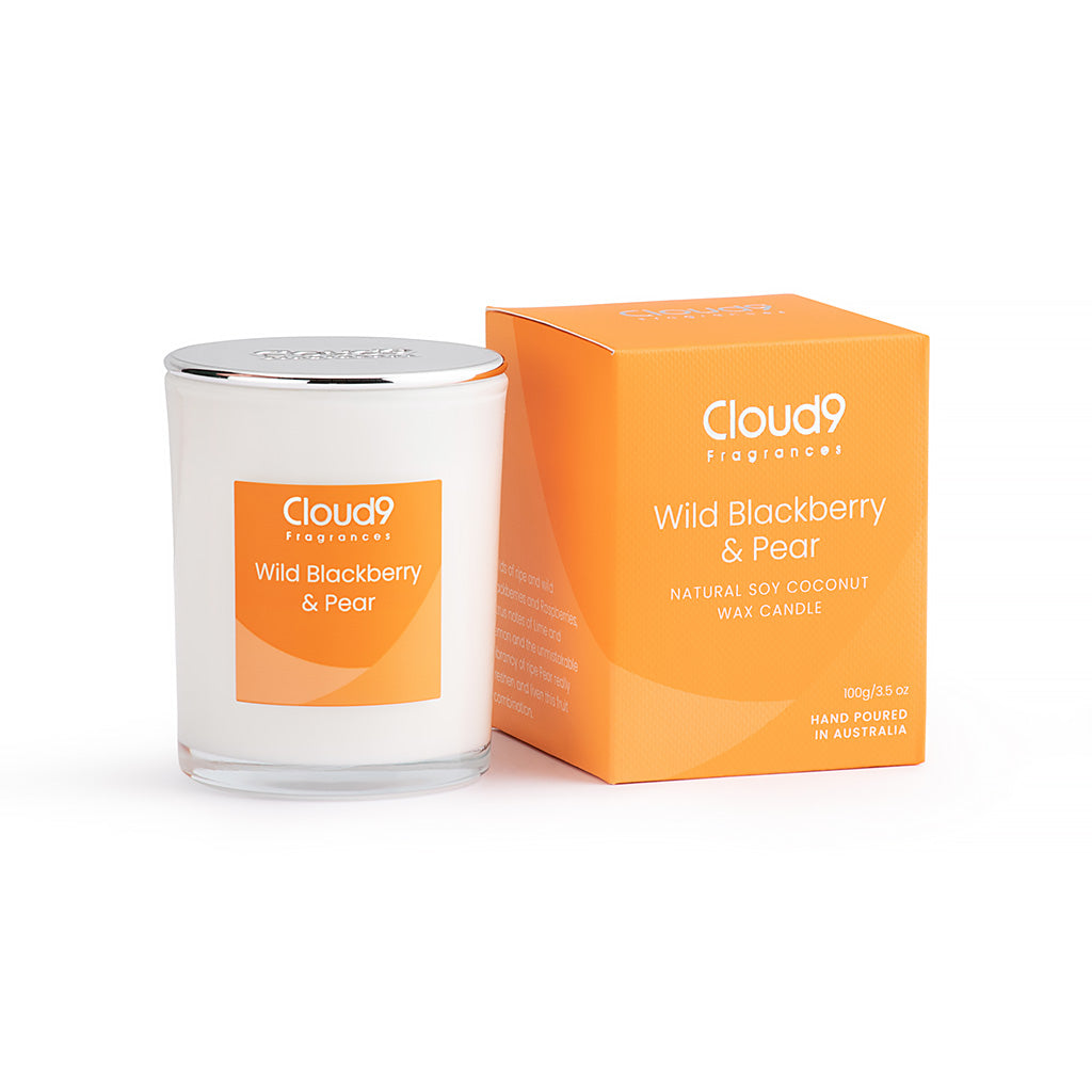 Wild Blackberry &amp; Pear Scented Candle Small