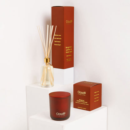 Bergamot, Leather &amp; Violet Leaf Reed Diffuser