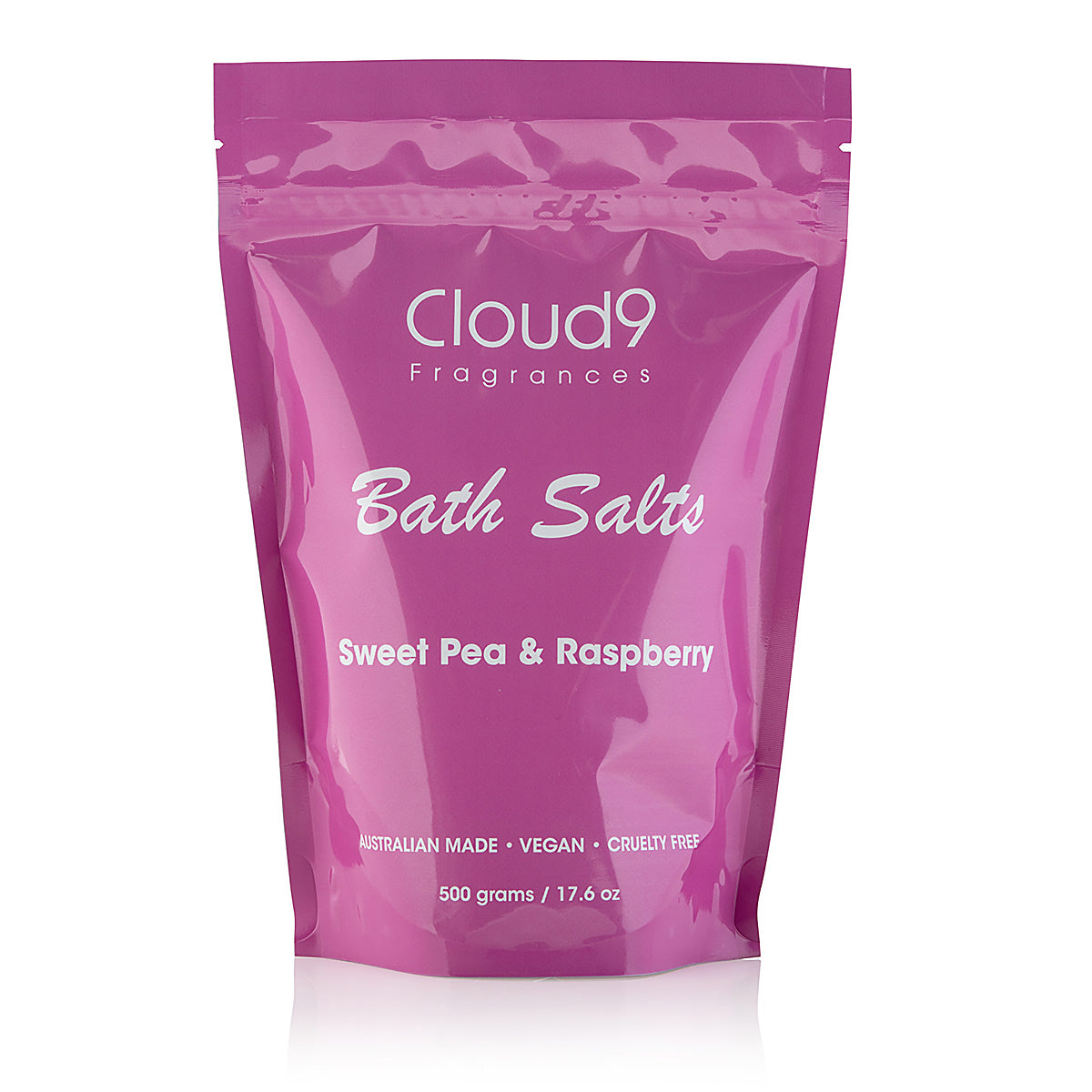 Sweet Pea Raspberry Sweet Pea & Raspberry Bath Salts – Cloud Nine Fragrances